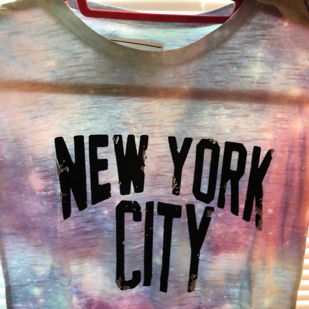 Galaxy tie dye NYC shirt